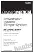 Owner smanual. PowerPack System Stinger System & Later GM 8.1L Class-A W-24 Chassis Motorhomes. with Installation Instructions
