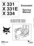 Excavator Service Manual 331 (S/N & Above) 331E (S/N & Above) 334 (S/N & Above)