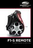 F1-S REMOTE OWNER S MANUAL & USER GUIDE