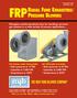 Fiberglass-reinforced-plastic fans for handling corrosive gas streams in a wide variety of process applications...