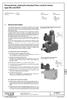 Proportional, solenoid actuated flow control valves type SE and SEH
