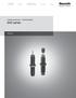 Cylinder accessories Shock absorbers SA2 series. Brochure