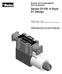 Bulletin HY M6/US Service Bulletin. Series D1VW, H Style 91 Design. Effective: May 1, Directional Control Valves