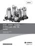 60 Hz. DOC - DIWA - DOMO DOMO GRI - DN - DL Series DRAINAGE AND SEWAGE ELECTRIC PUMPS. Cod Rev