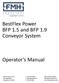 BestFlex Power BFP 1.5 and BFP 1.9 Conveyor System