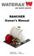 RANCHER Owner's Manual