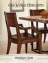2-Old World Heirlooms Chairs