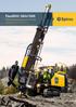 FlexiROC D60/D65 Surface drill rig for quarrying and construction