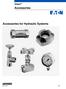 Accessories for Hydraulic Systems