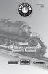 /15 Lionel Y6B Steam Locomotive Owner s Manual