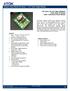 Advance Data Sheet: i3a Series 1/32 nd brick Power Module. I3A Series DC/DC Power Modules 9-53V Input, 8A Output 100W 1/32nd Brick Power Module