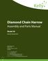 Kelly. Diamond Chain Harrow. Assembly and Parts Manual. Model 45. Revised C December 2016