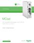 2018 Catalog. MCset. Air insulated switchgear up to 24 kv. Middle rolling circuit breaker. Medium Voltage Distribution. schneider-electric.