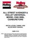 ALL STREET AVENGER & HOLLEY UNIVERSAL MODEL BBL CARBURETORS