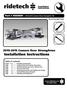 Installation Instructions Camaro Rear StrongArms. Part # Camaro Rear StrongArm Kit.