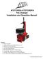 ATDTCHD & ATDTCHDPA Tire Changer Installation and Operation Manual