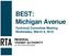 BEST: Michigan Avenue. Technical Committee Meeting Wednesday, March 9, 2016