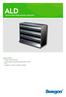 ALD. Sound attenuating exterior wall grille QUICK FACTS. Excellent noise attenuation A robust grille that withstands severe climatic conditions
