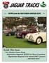 JAGUAR TRACKS. Inside This Issue: NEWS from the SAN DIEGO JAGUAR CLUB