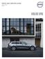 PRICE AND SPECIFICATION Model Year 2019 Edition 1 VOLVO V90