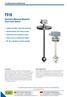 FS10. Vertically-Mounted Magnetic Float Level Sensor. Level Measurement and Monitoring. reliable and robust, heavy-duty technology