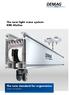 The new light crane system KBK Aluline The new standard for ergonomics