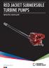RED JACKET SUBMERSIBLE TURBINE PUMPS