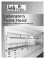 Laboratory Fume Hood. Operation & Maintenance Manual APR 2005