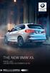 The Ultimate Driving Machine THE NEW BMW X5. PRICE LIST. LAUNCHING DECEMBER BMW EFFICIENTDYNAMICS. LESS EMISSIONS. MORE DRIVING PLEASURE.