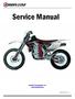 Service Manual. Christini Technologies, Inc. Version