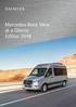Mercedes-Benz Vans at a Glance Edition 2018