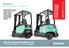 Electric-powered forklift trucks 3 & 4 Wheel Solid Pneumatic Tyres 48 Volt tonnes