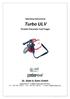 Operating Instructions. Turbo ULV. Portable Pneumatic Cold Fogger. Dr. Stahl & Sohn GmbH