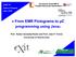 «From EMR Pictograms to µc programming using Java»