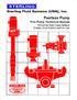 Peerless Pump FIRE PUMPS. Horizontal Split-Case, Vertical Turbine, In-Line and End Suction. Sterling Fluid Systems (USA), Inc.