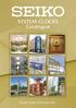 SYSTEM CLOCKS Catalogue