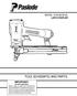 TOOL SCHEMATIC AND PARTS MODEL 3150/38 W16L LATH STAPLER IMPORTANT!