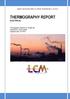 THERMOGRAPHY REPORT ELECTRICAL
