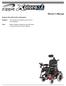 Owner s Manual. Pediatric Rear-Wheel Drive Wheelchair. Supplier: This manual must be given to the user of this wheelchair. User: