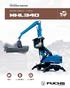 TECHNICAL DATA PRELIMINARY BROCHURE MATERIAL HANDLER F-SERIES. mhl hp up to 70,107 lbs up to 44'11