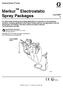 Merkur Electrostatic Spray Packages
