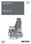 Electric wheelchair Model: Spare part list. We move people.
