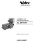 Installation and maintenance guide D.C. MOTORS. Reference: 5702 en / a