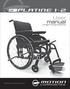 User manual. User manual. Ultralight Folding Wheelchair a.1-PLATINE 1-2 USER MANUAL a.1-PLATINE 1-2 USER MANUAL