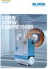 COMPRESSOR SYSTEMS MADE IN GERMANY COMBI SCREW COMPRESSORS