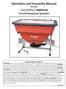 Operation and Assembly Manual for the EarthWay M80ECM 12-volt Broadcast Spreader