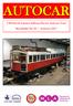 AUTOCAR North Eastern Railway Electric Autocar Trust Newsletter No.33 Autumn 2017