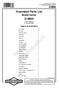 Illustrated Parts List. Model Series. TYPE NUMBERS 0113 through TABLE OF CONTENTS