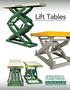 Lift Tables. Distributed by Ergonomic Partners   Web:   PH: FAX: