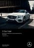 E-Class Coupé Specification & Manufacturer s Recommended Retail Price New Zealand 4 September 2018